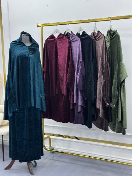 طقم صلاة مخمل تصميم رقم 1